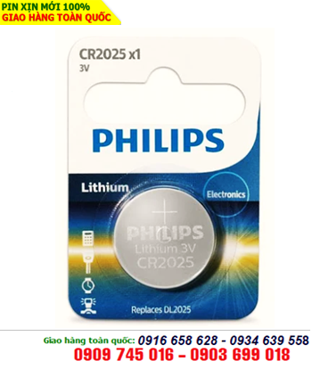 Pin 3v Lithium Philips CR2025/ DL2025 chính hãng